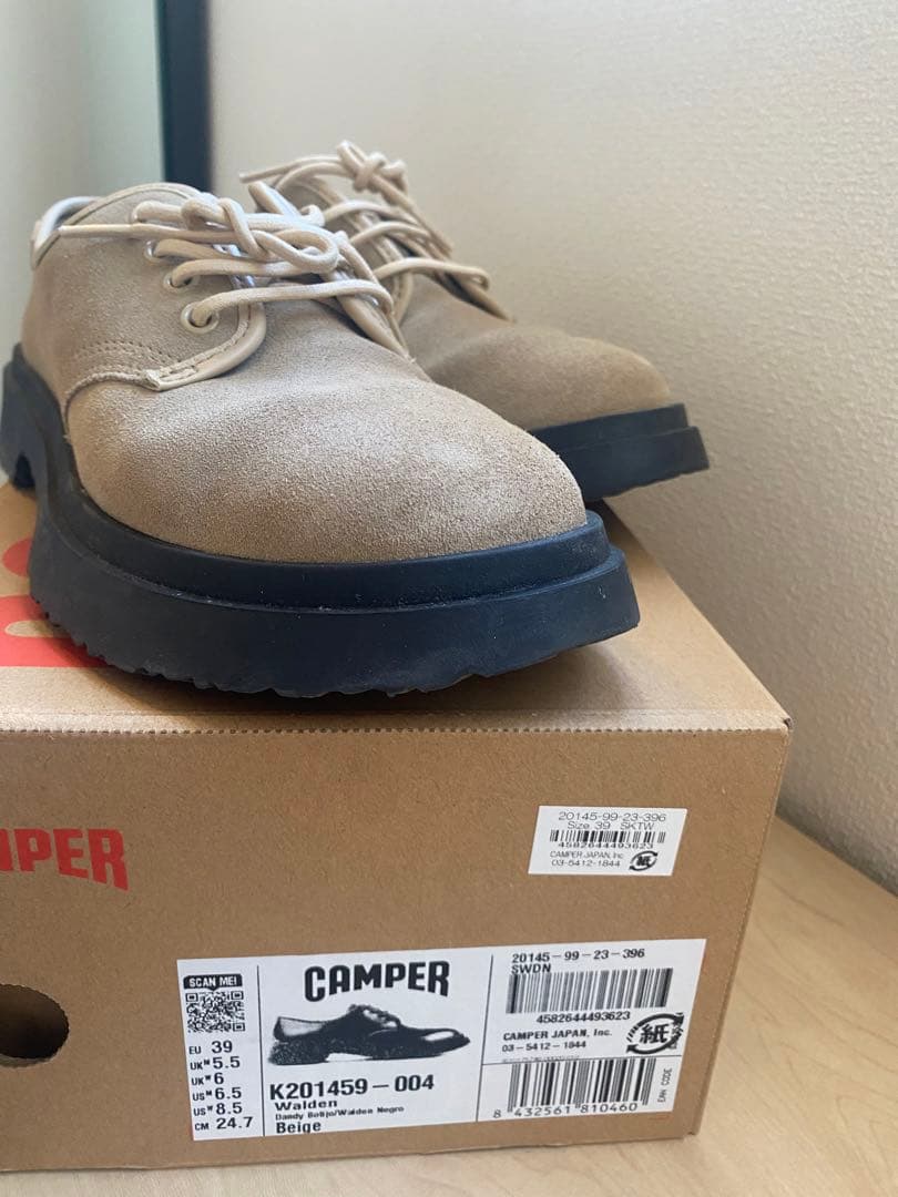 美品！カンペール CAMPER Walden レースアップシューズ