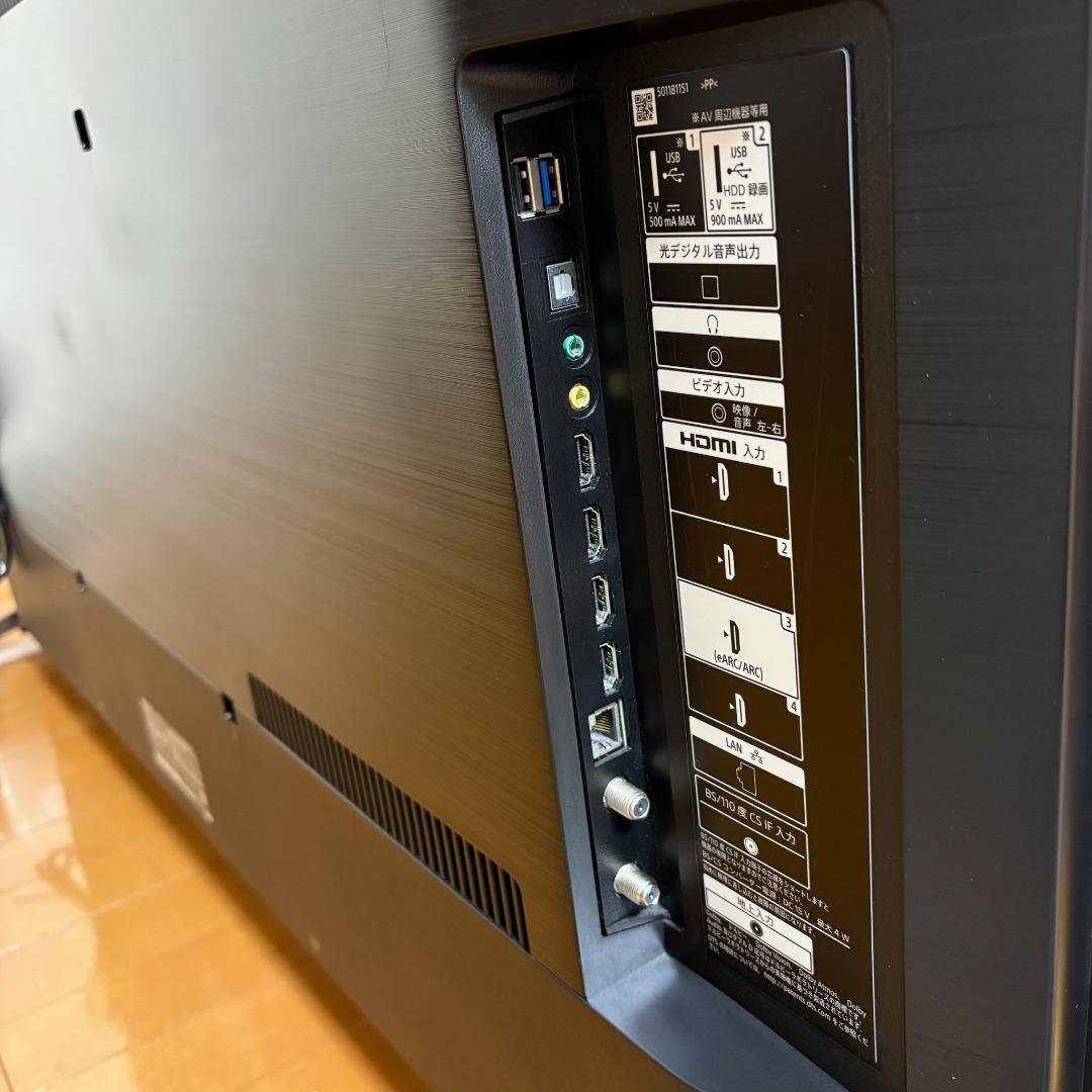 【ジャンク品】SONY 55V型 4K液晶テレビ KJ-55X9500H