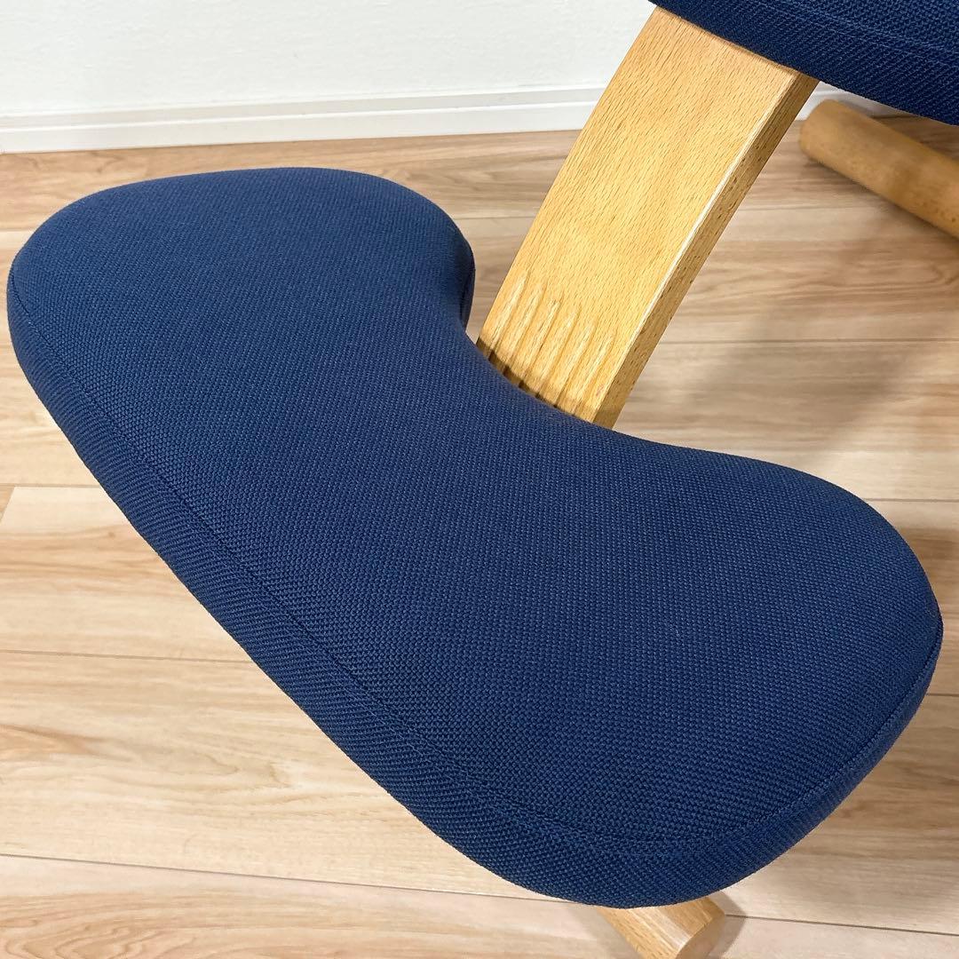 ✨良品✨ バランスチェア バランスイージー ネイビー 取扱説明書付き 送料無料