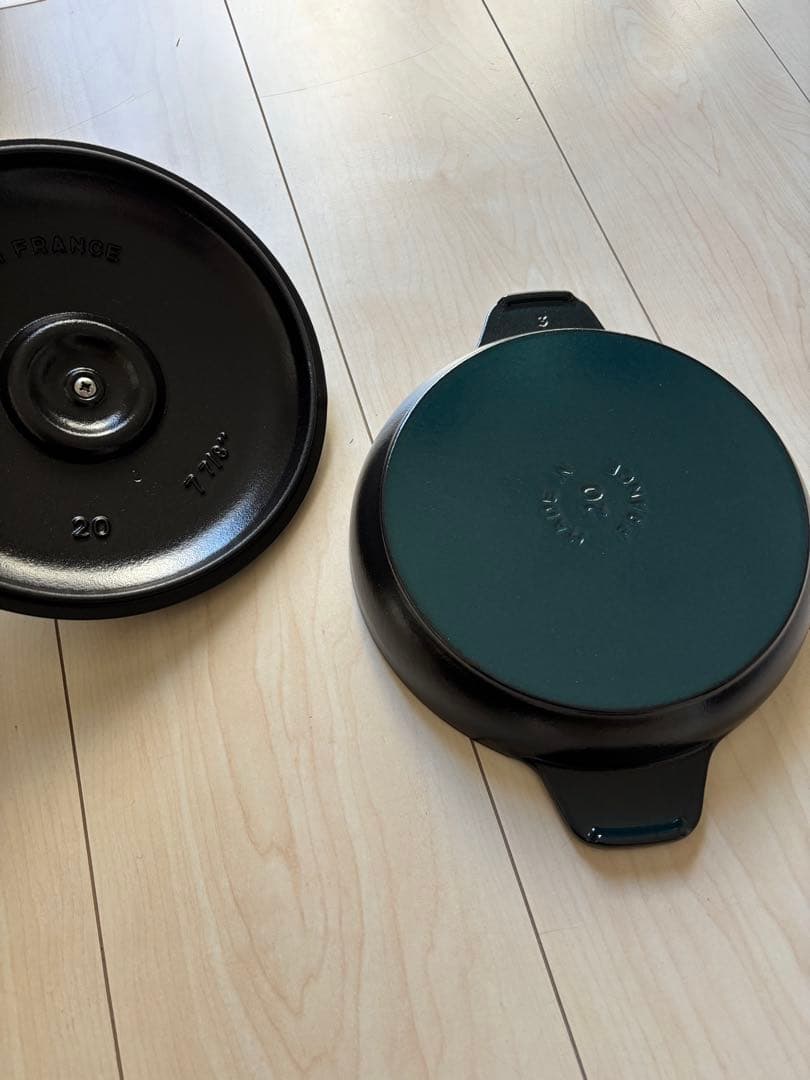 新品未使用 ストウブ ホットプレートブラック 箱無し