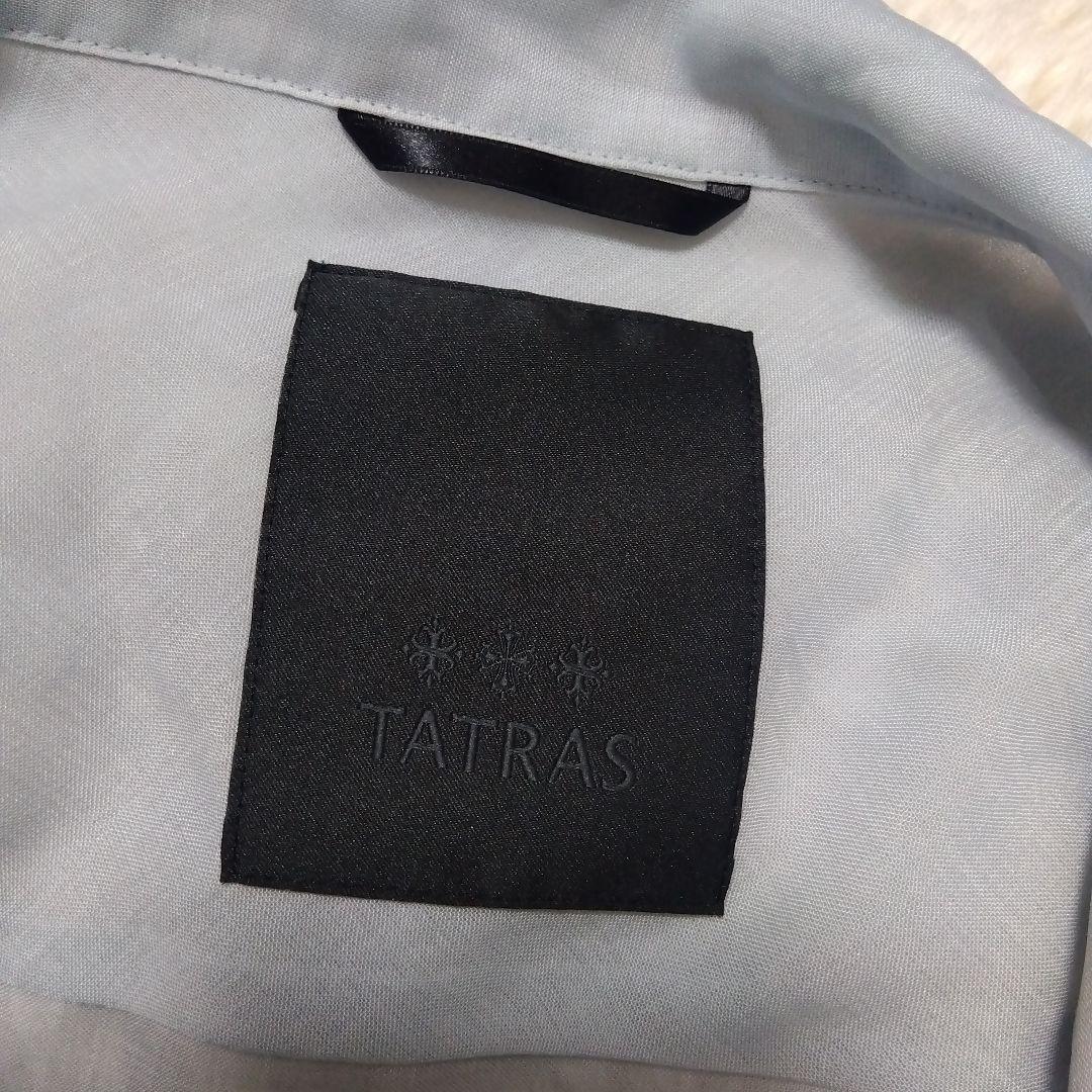 限定品！TATRAS モリアーノ トップス サックス Sサイズ ジップアップ