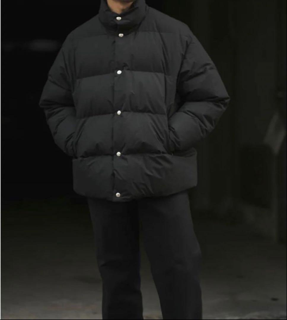 comoli 24AW コットンナイロンダウンジャケット　ブラック　サイズ3