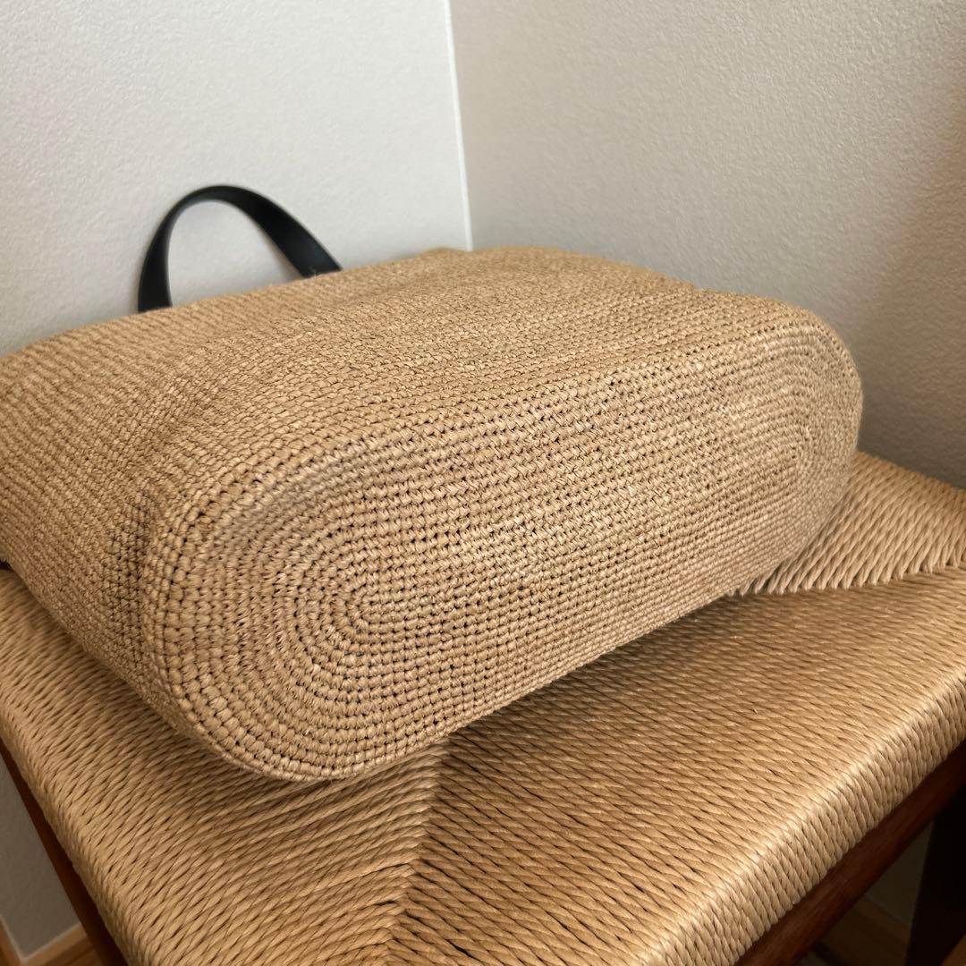 「品よく、たっぷり」ラフィアのショルダートートバッグ　北欧暮らしの道具店