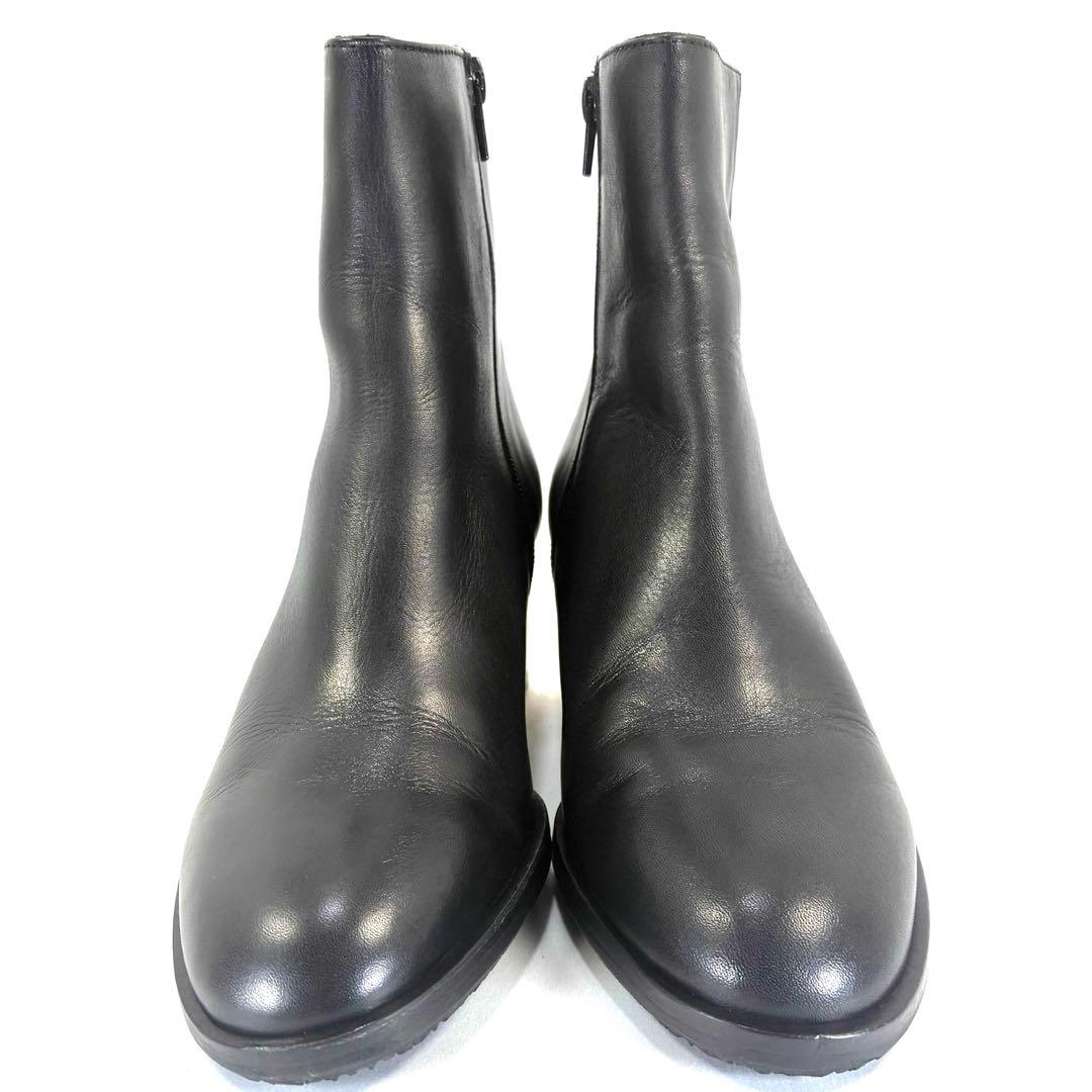 【未使用級】TOMORROWLAND チャンキーヒール ショートブーツ 37