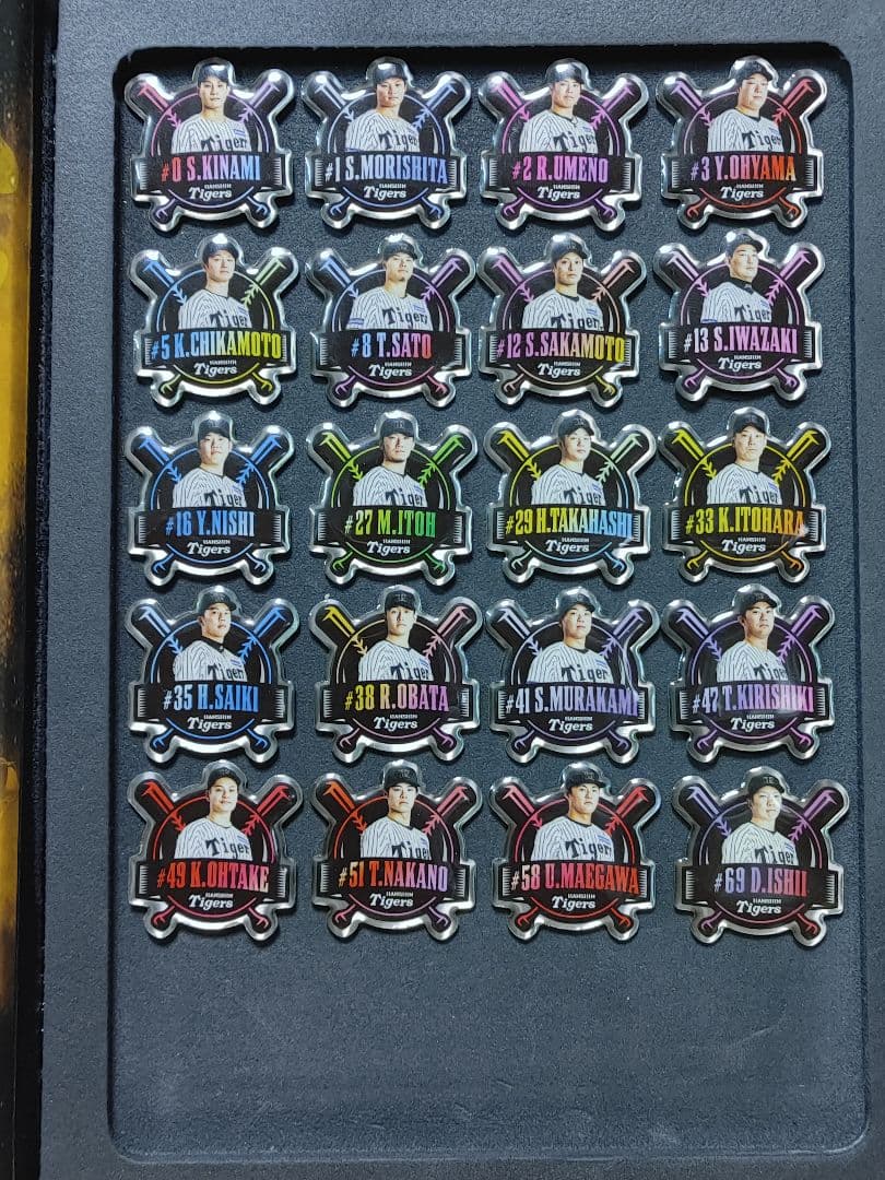 2025年阪神タイガースFC応援デーシークレットピンズ20種類コンプリート