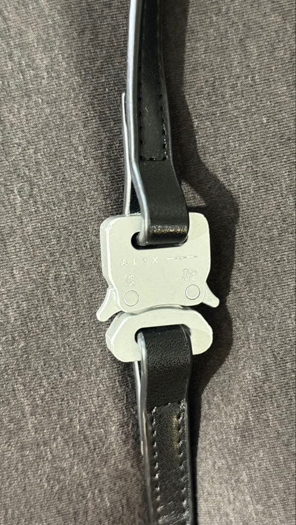 1017 ALYX 9SM ローラーコースターバックル レザー ショルダーバッグ
