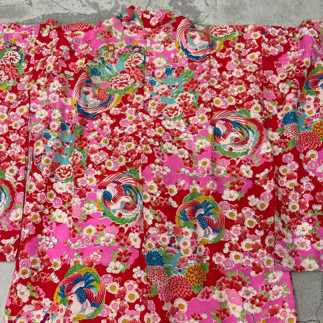 七五三　3歳着物 アンティーク着物【K3-03】