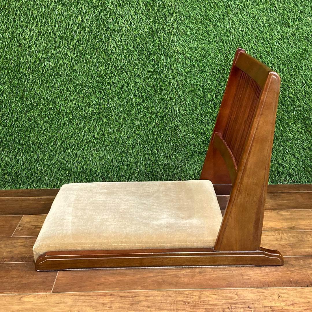美品 カリモク 座椅子 木製 karimoku 家具 和室 高級 イス