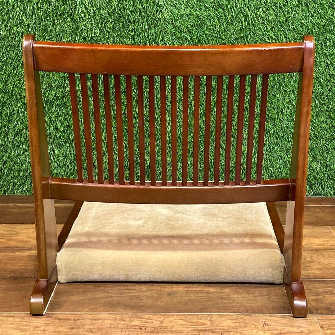 美品 カリモク 座椅子 木製 karimoku 家具 和室 高級 イス