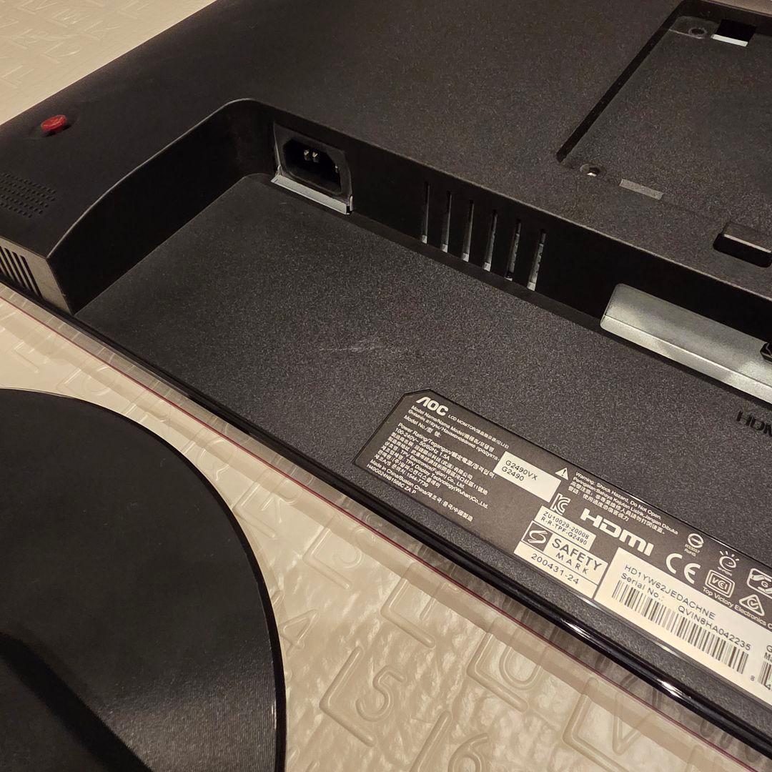 【美品】AOC ゲーミングモニター　G2490VX 約24インチ　144Hz