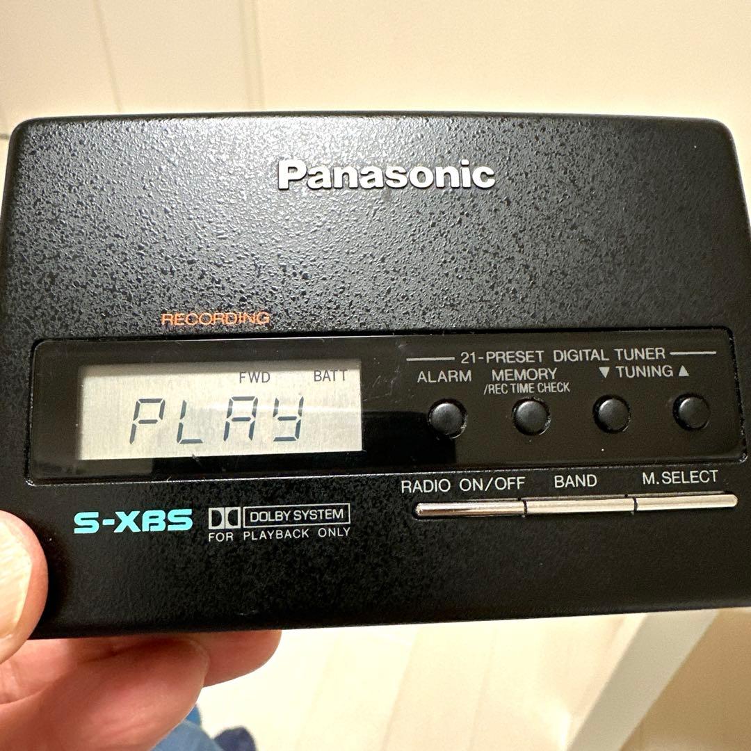 【極美DE 修復品】Panasonic ラジカセ レコーダー RQ-S7F