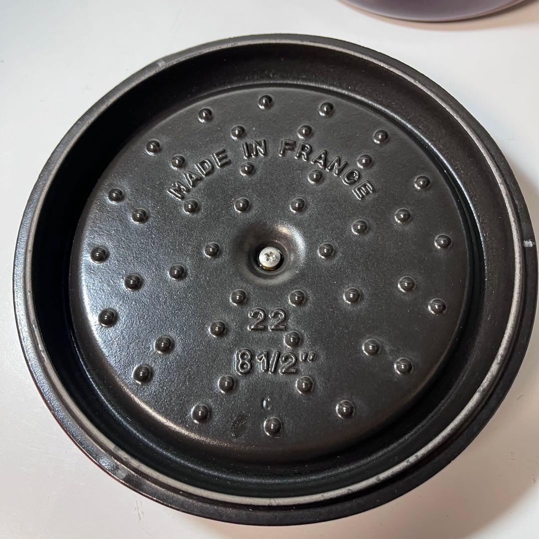 ストウブ ピコ・ココット ラウンド 22cm グレナディンレッド ホーロー