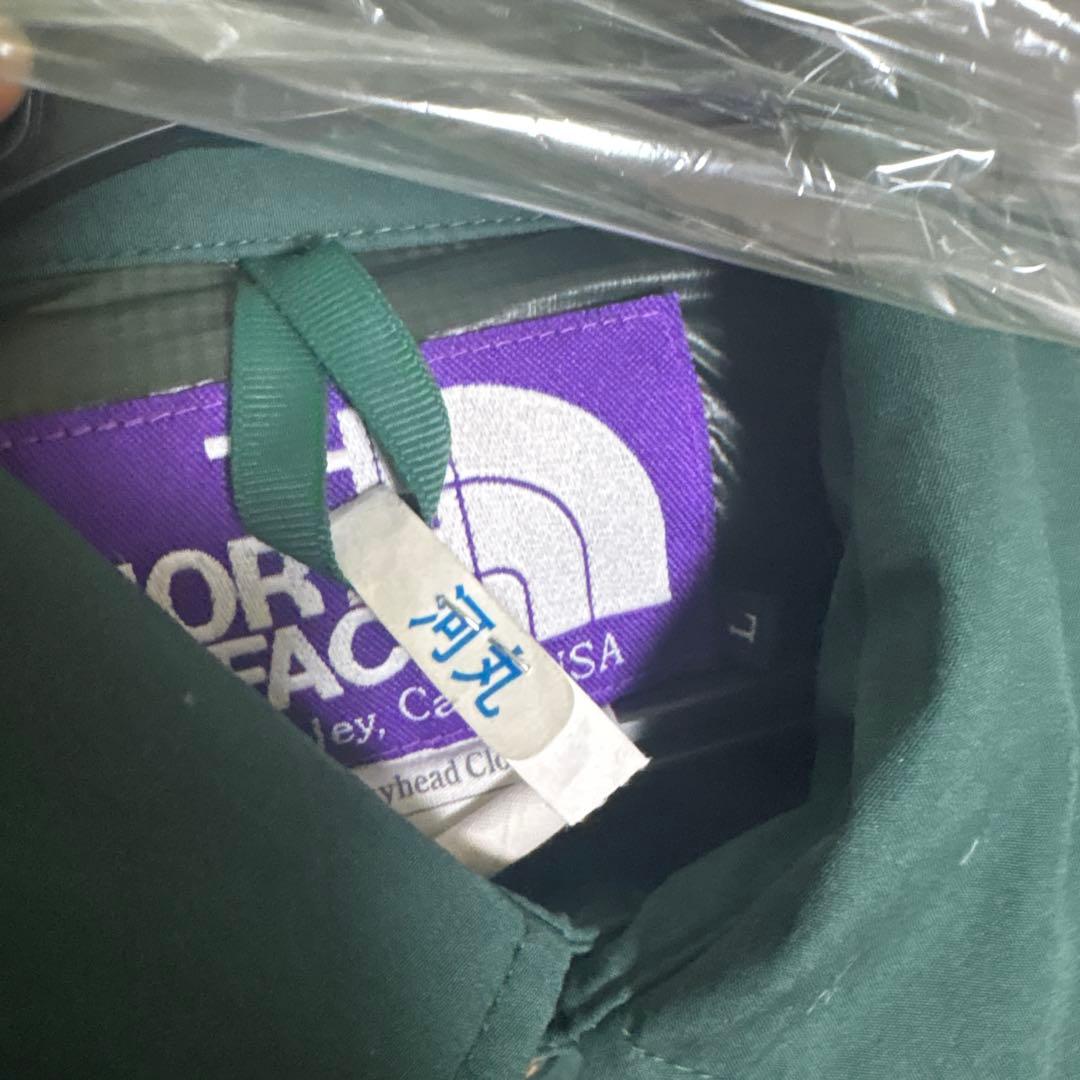 ノースフェイス　パープルレーベルTHE NORTH FACE ダウンシャツ L