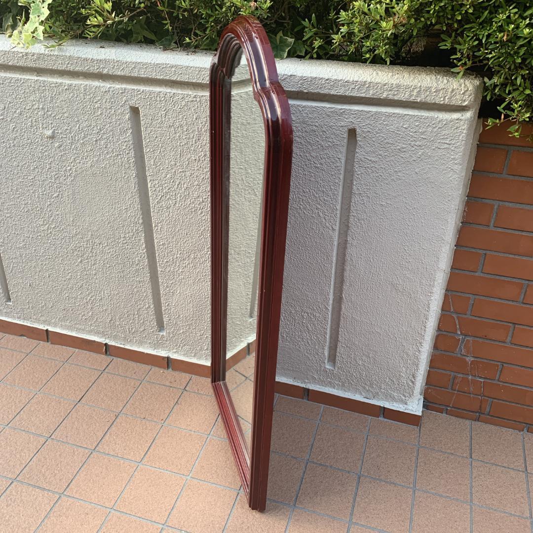 全国送料無料　アンティーク　輸入家具　海外製　木製　姿見鏡　ウォールミラー