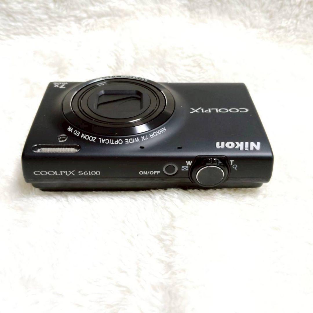 Nikon COOLPIX S6100 黒 箱 付属品 コンデジ