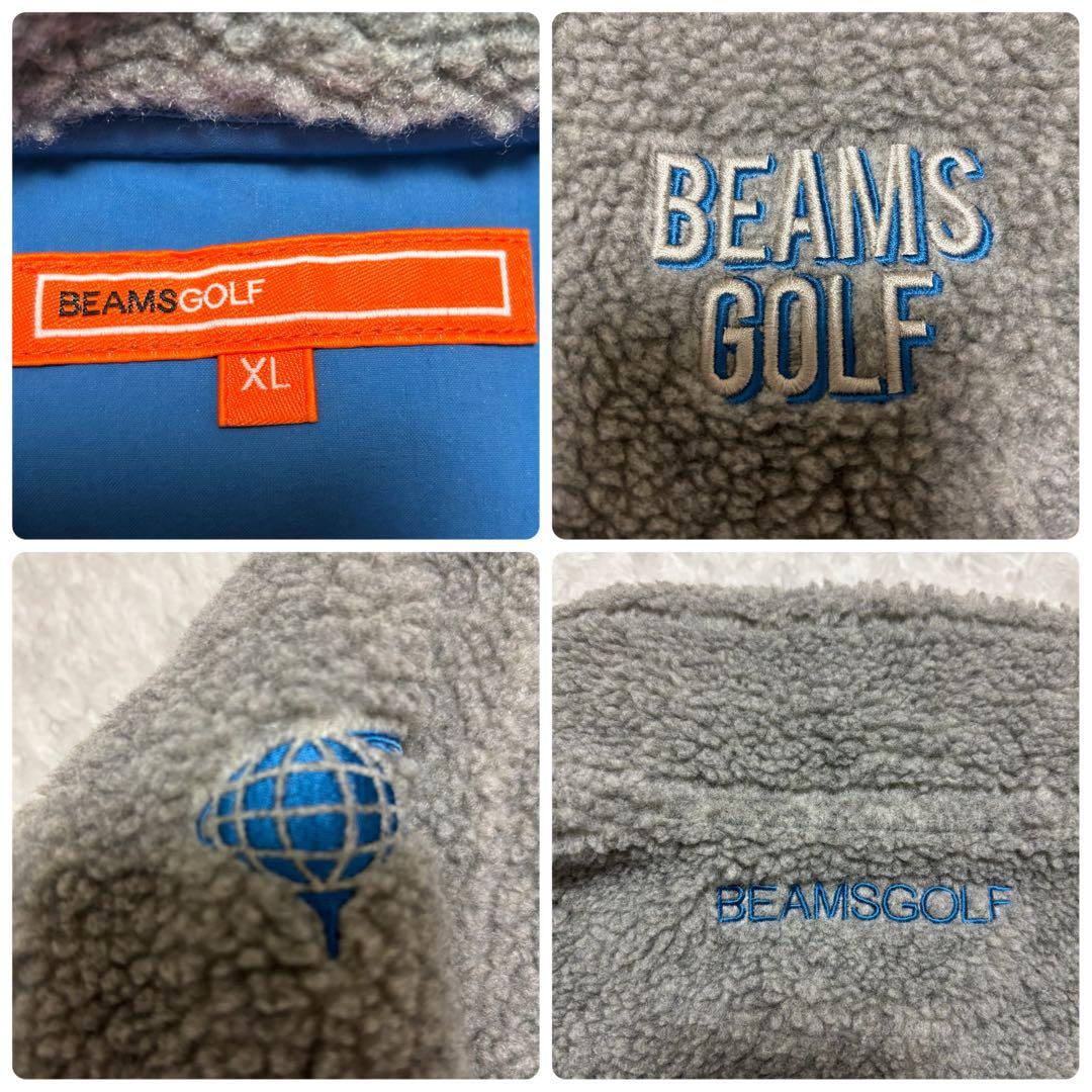 【未使用級✨】ビームスゴルフ 23AW ボアジャケット ロゴ刺繍入 XLサイズ