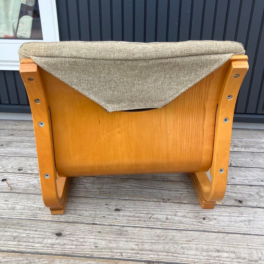 楽座椅子NEW 新日本木工 座椅子 プライウッドチェア イス あぐら 通販生活