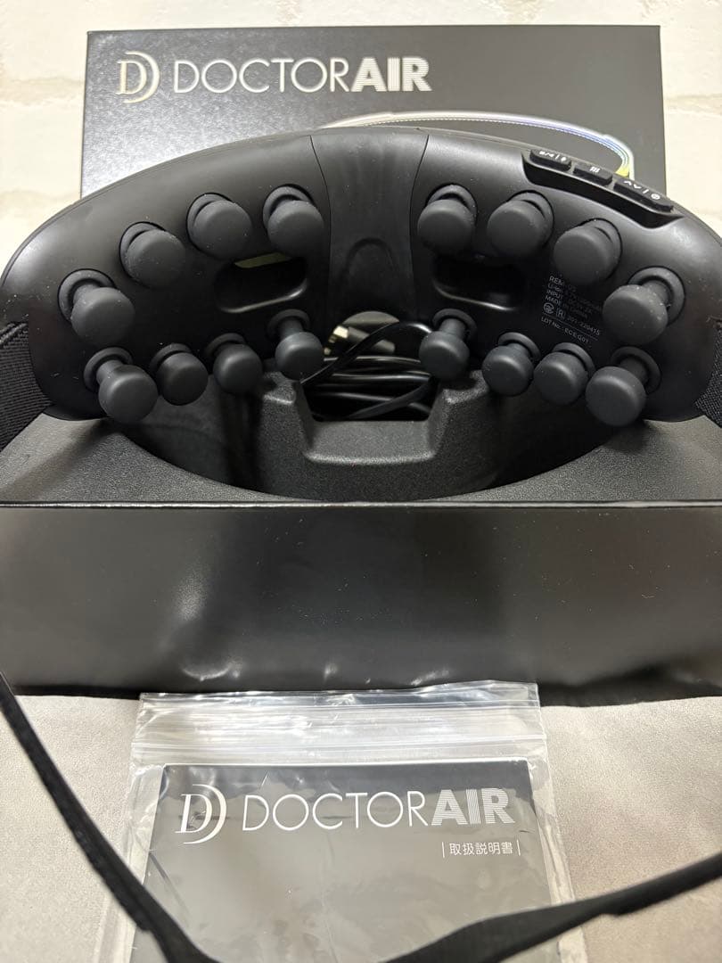 DOCTOR AIR 3Dアイマッサージャー REM-05ブラック