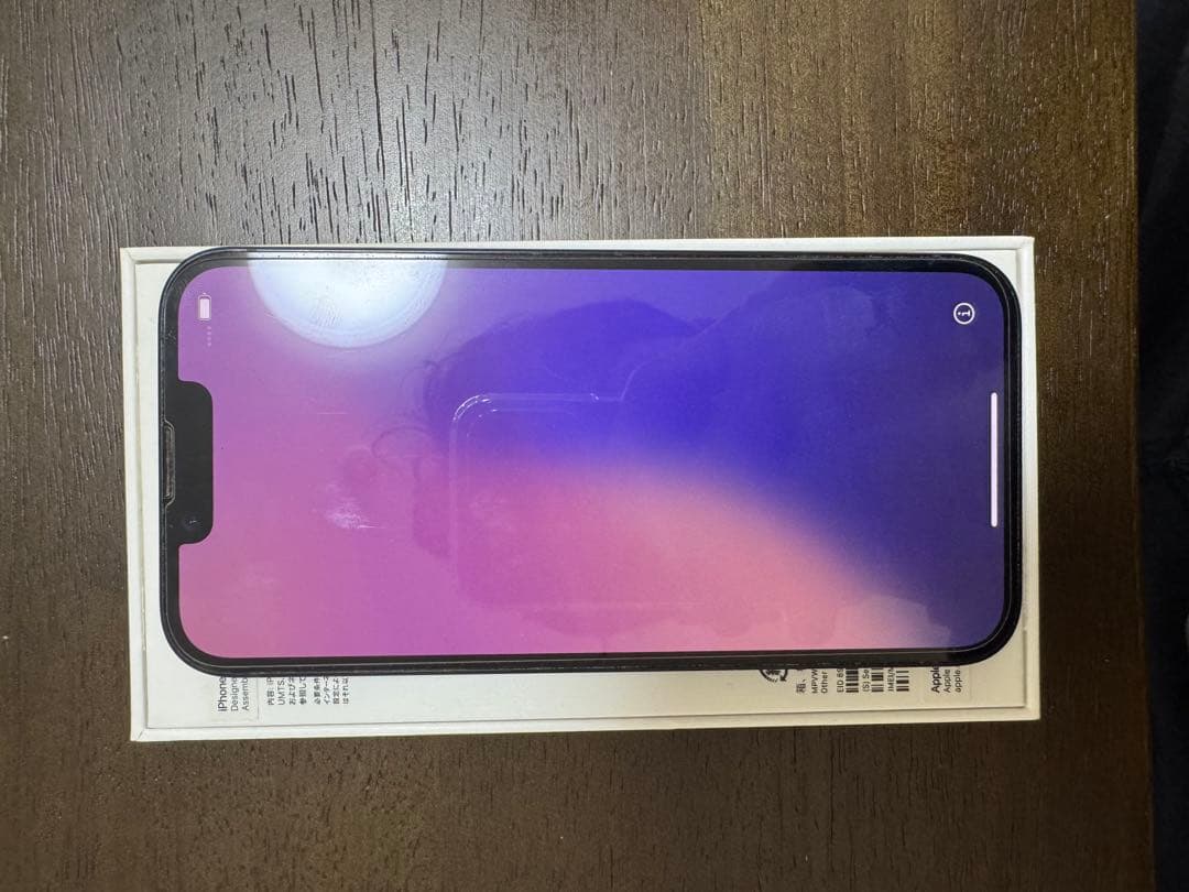 iPhone14本体 SIMロック解除済み 初期化済み バッテリー80%