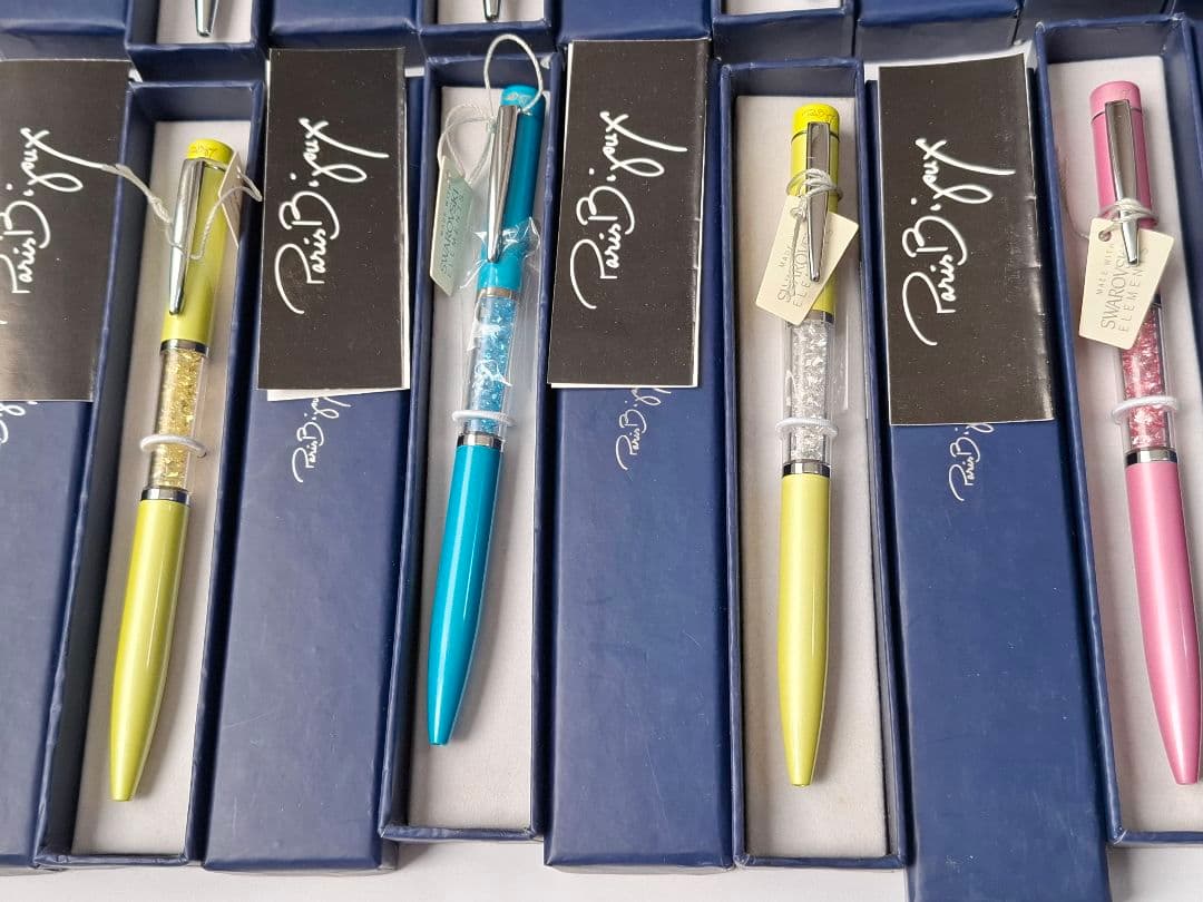 未使用　１４本セット　スワロフスキー　パリスビジュー　ボールペン