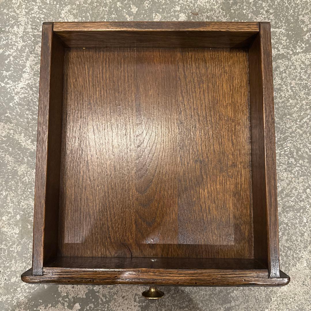 年末年始saleヴィンテージ　木製サイドテーブル　引き出し付き1