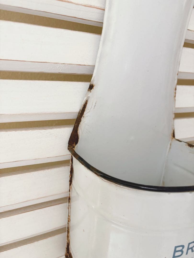 アンティーク☆ホーローブラシホルダー　イギリス