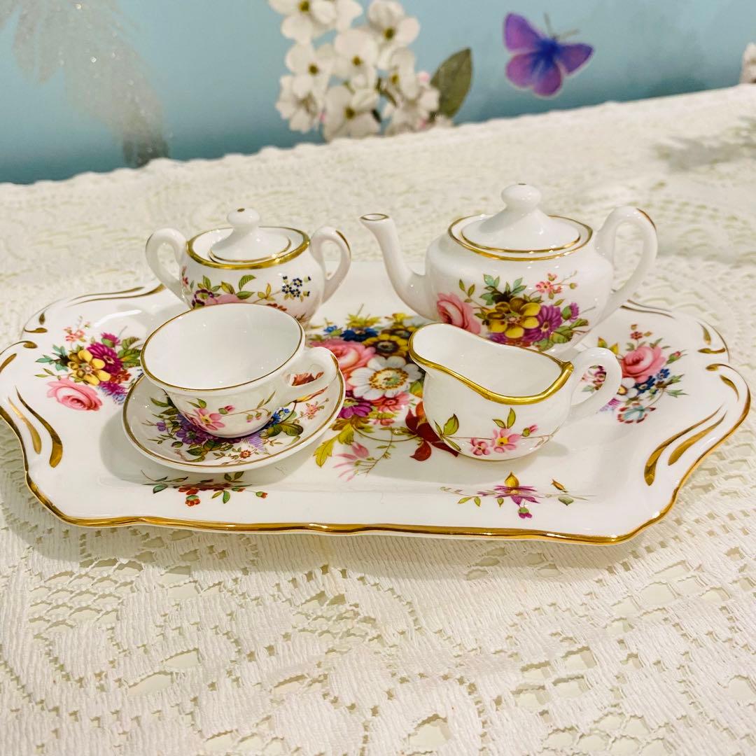 ミニチュアティーセット（ハマースレイ）　 ディネット