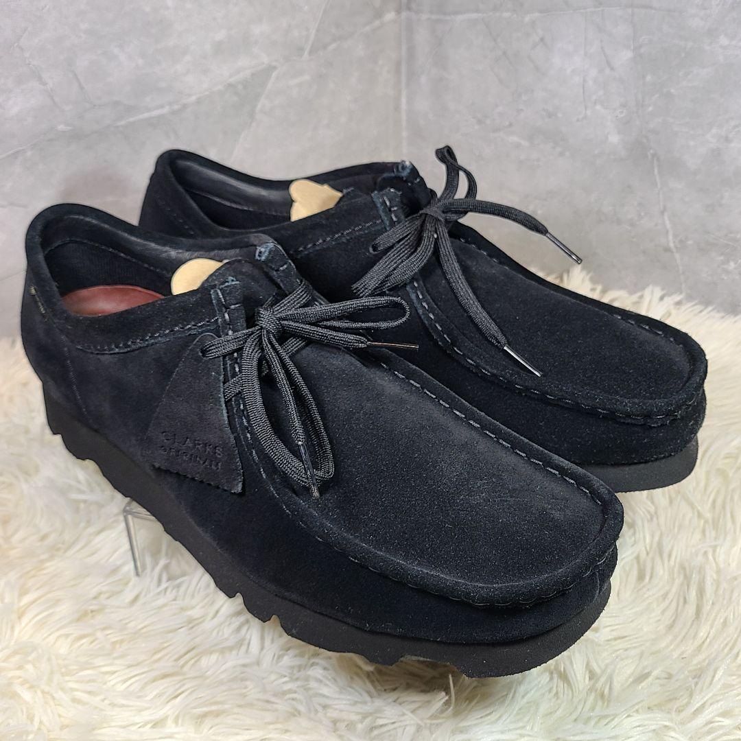 【クラークス オリジナルズ】ワラビー GTX　GORE-TEX　ブラック