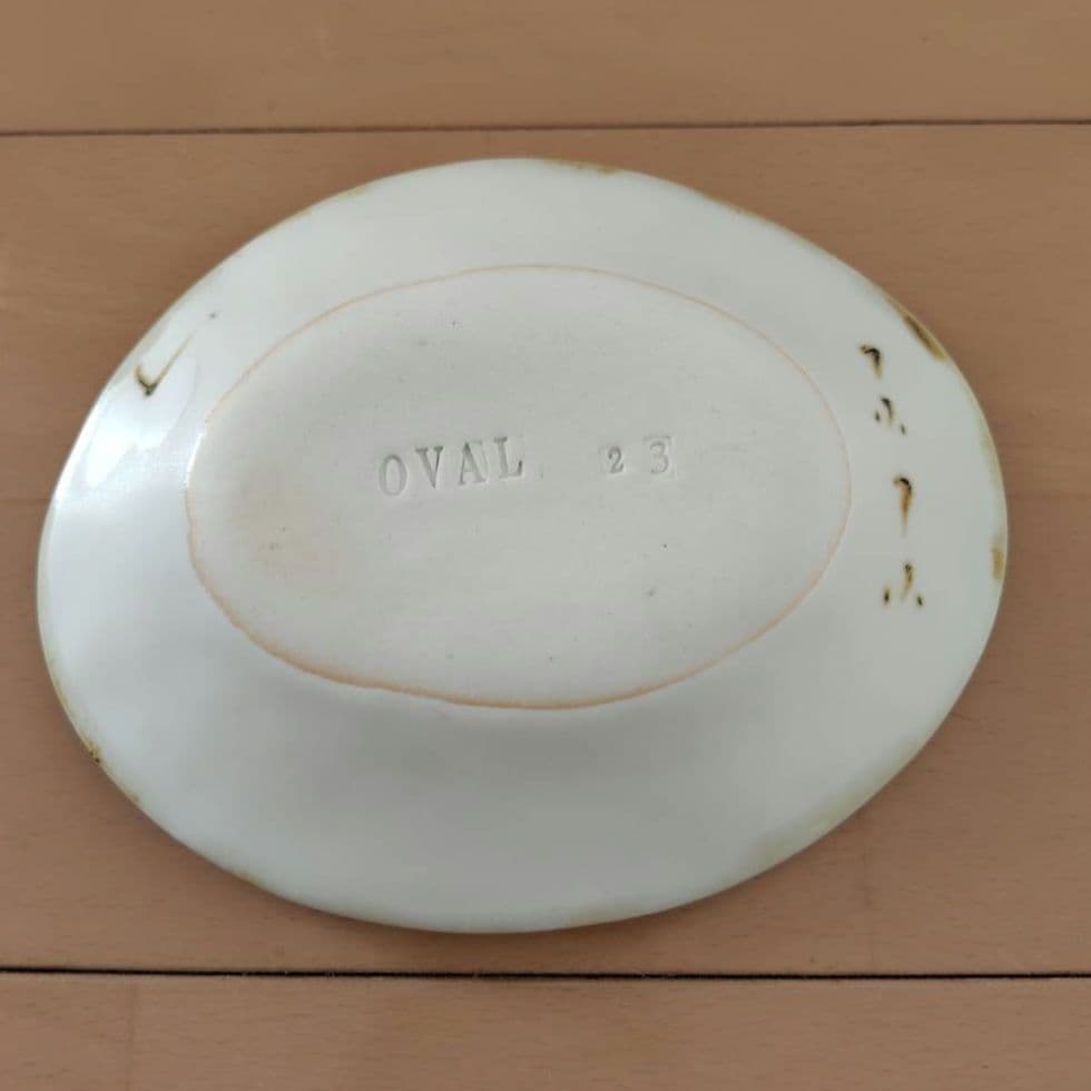 【石木文】白　てふてふプレート 食器　ホワイト