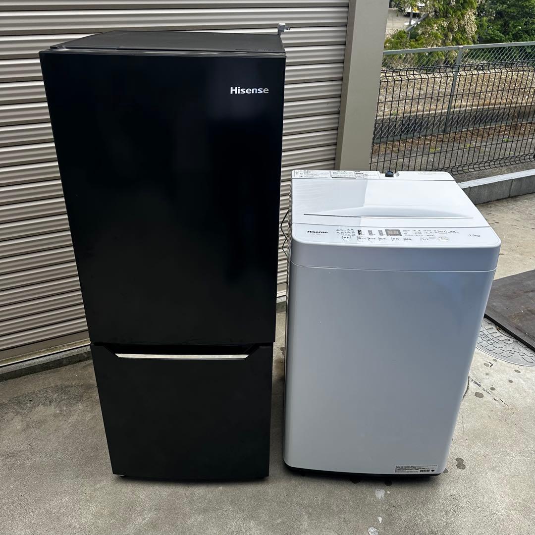 家電2点セット Hisense冷蔵庫 洗濯機