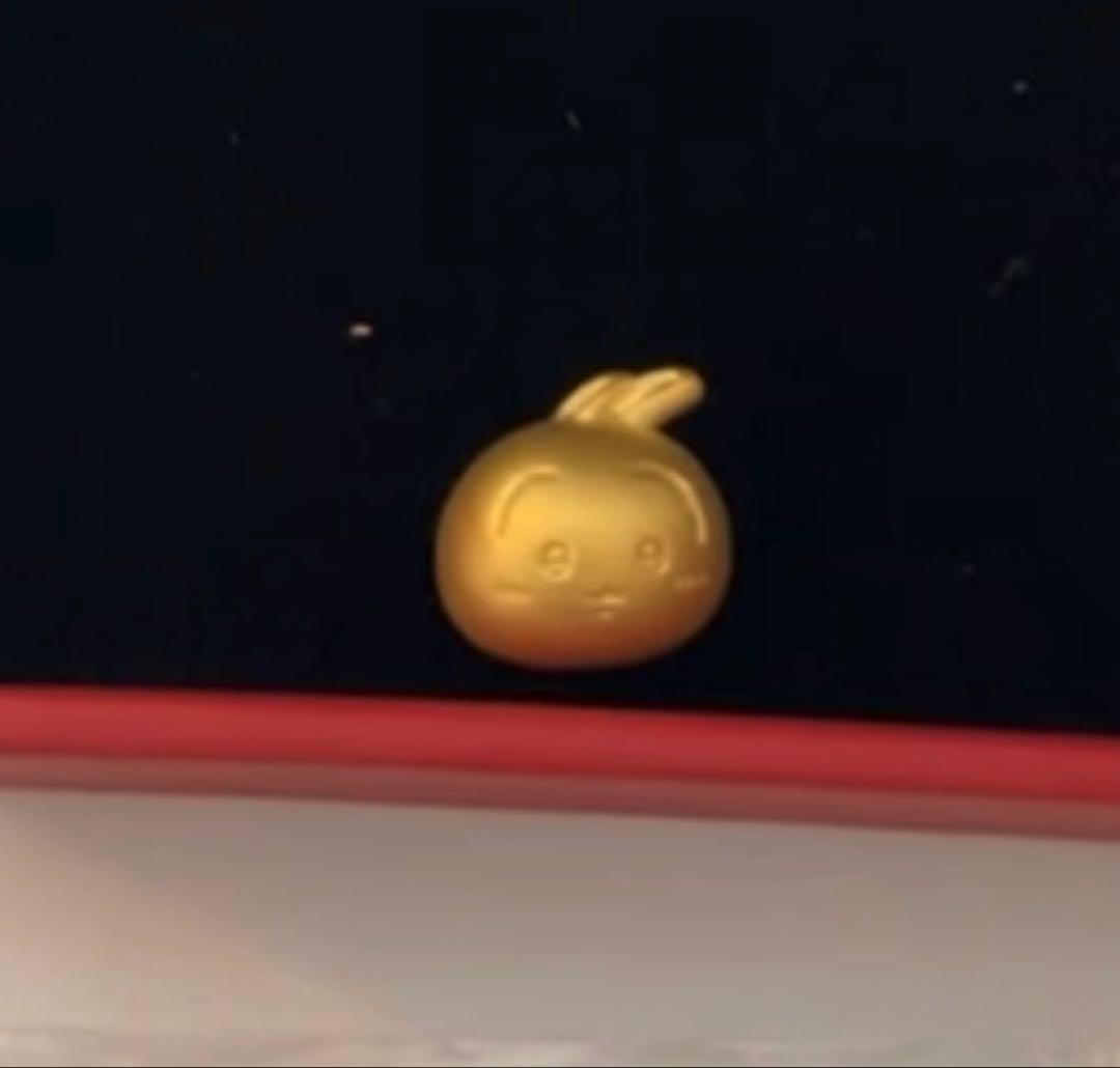 ちいかわ　純金　うさぎ　1g