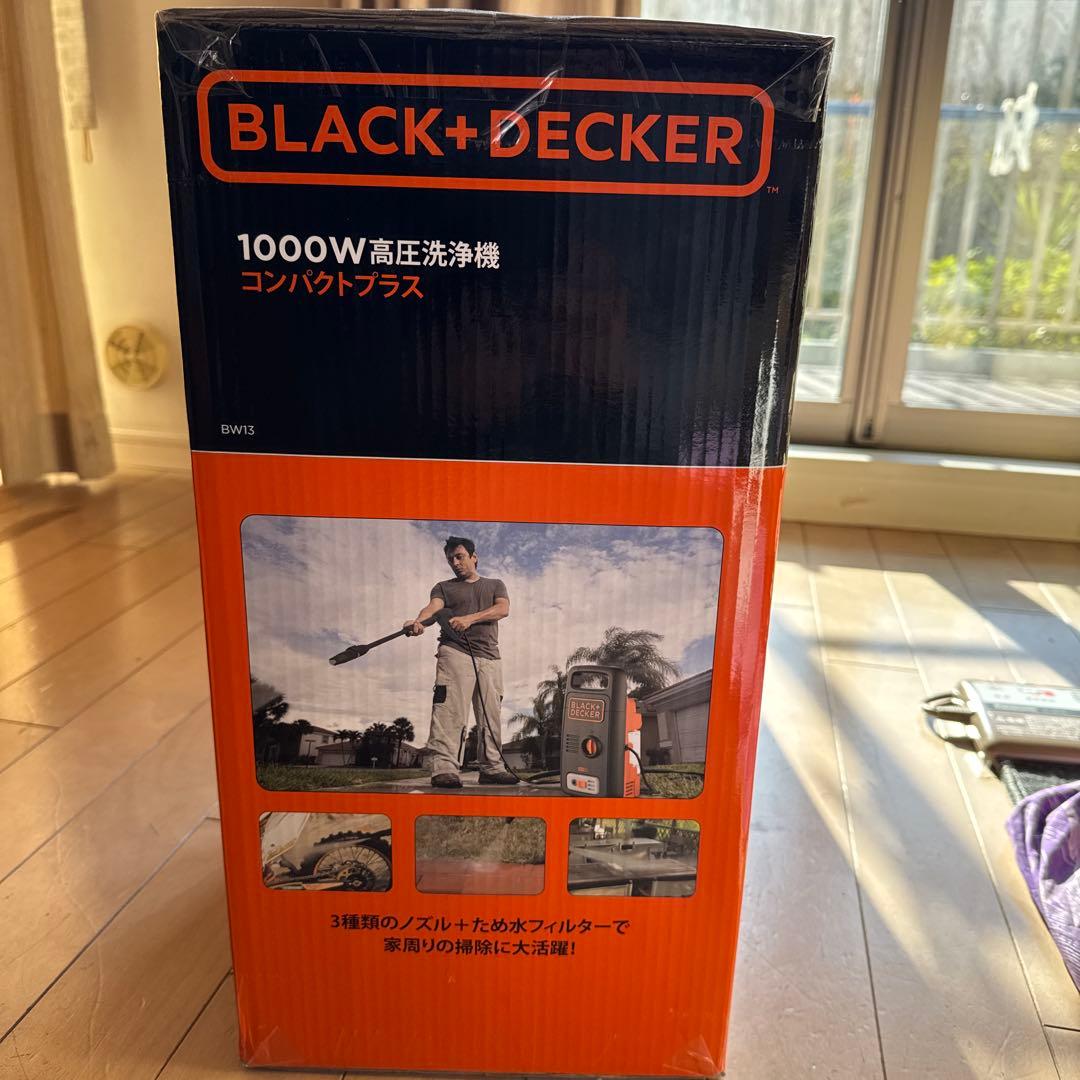 【Bris】BLACK+DECKER 1000W 高圧洗浄機