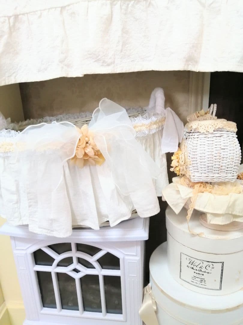 サリーちゃん様❤️オーダー❤️特大パニエ♡フランス♡小物入れ♡