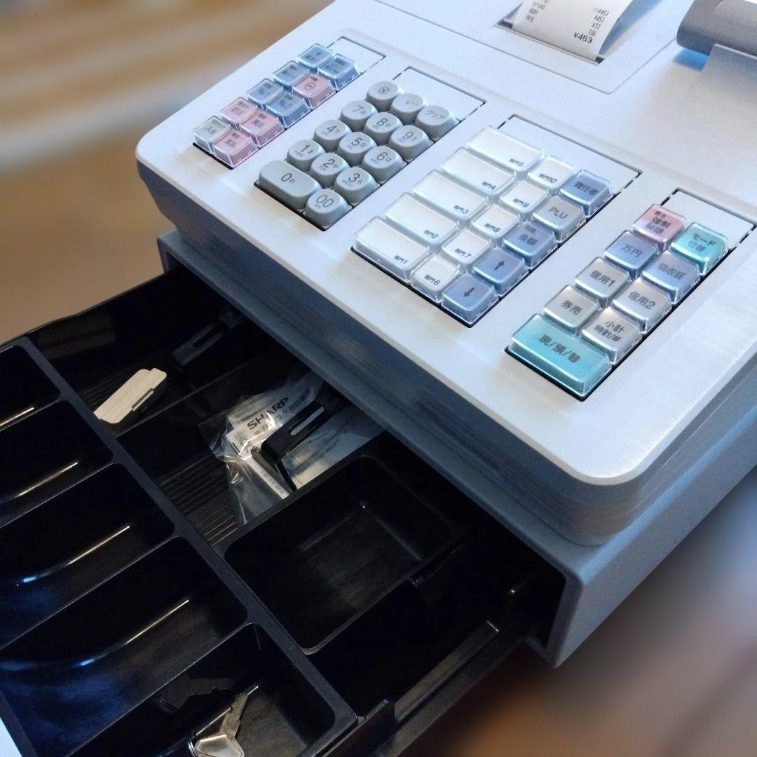 シャープ電子レジスター XE-A207 取り扱い説明書付き