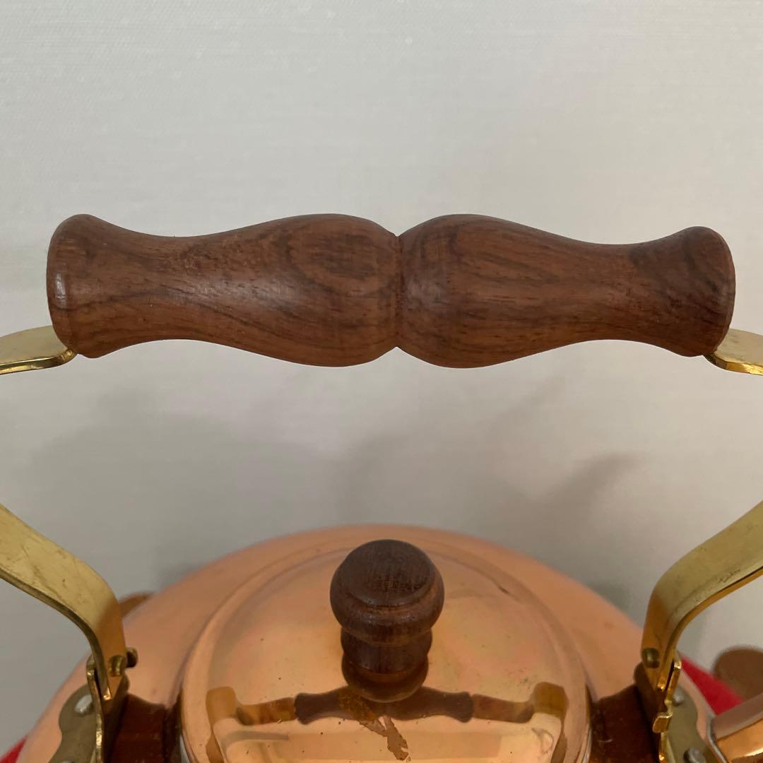 COPPER100WARE 昭和レトロ　銅製ケトル　２Ｌ