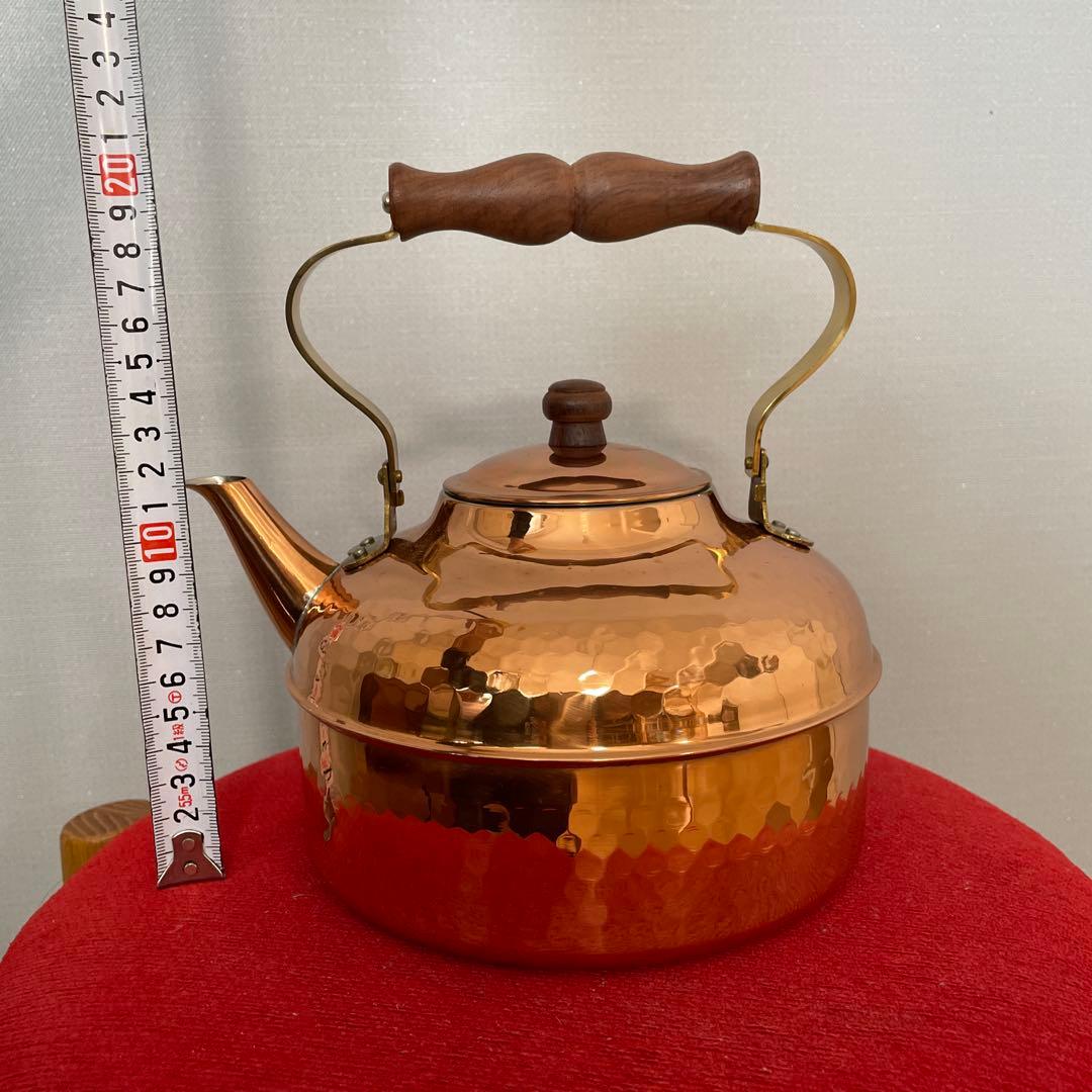 COPPER100WARE 昭和レトロ　銅製ケトル　２Ｌ