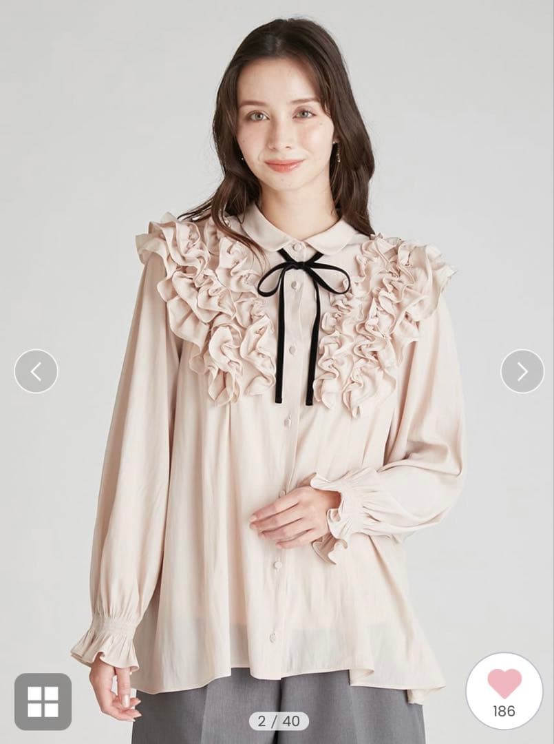 セルフォード　ブラウス　ピンク