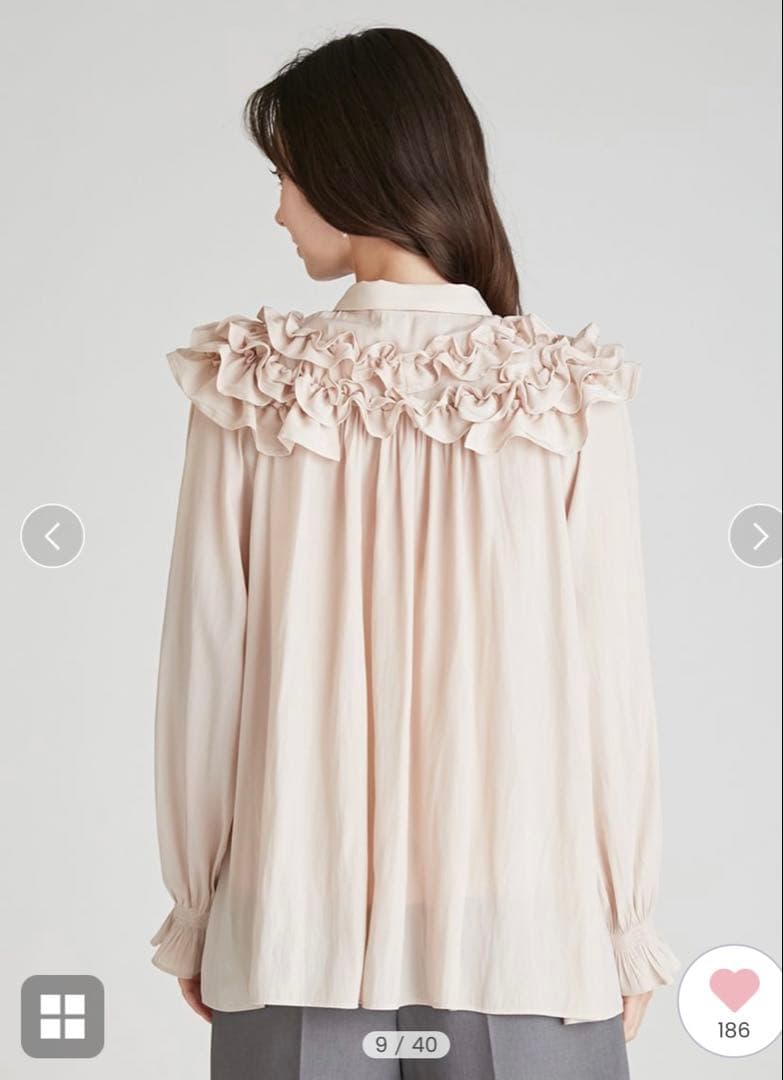 セルフォード　ブラウス　ピンク