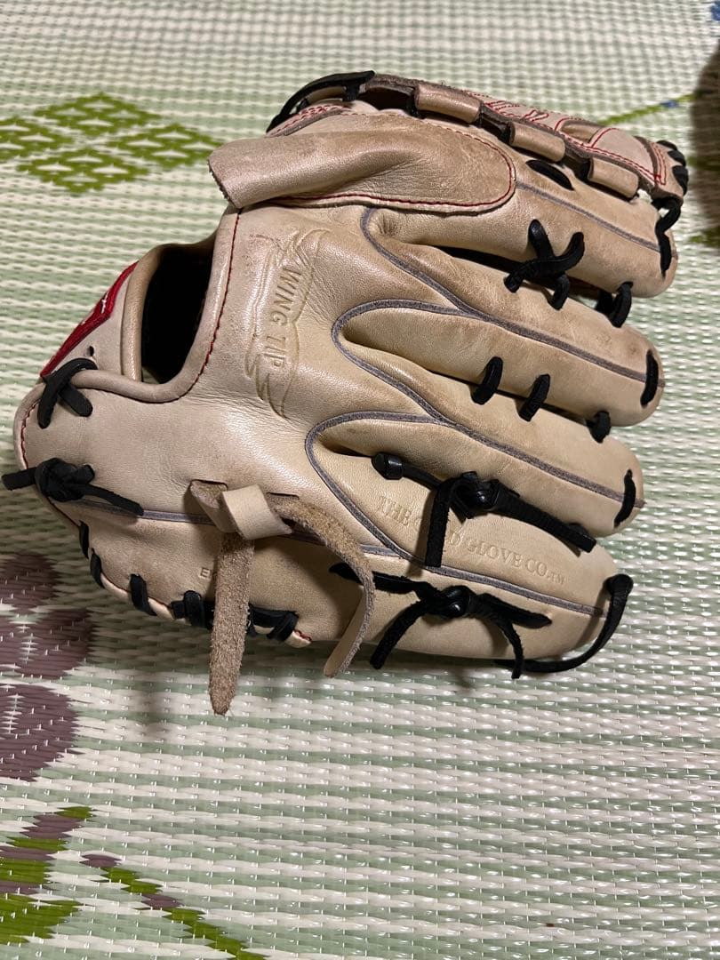 ア*ー様 軟式グローブ 左投げ投手用　キャッチャーミット右投げ