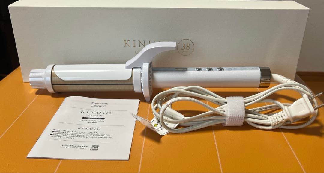 【みぃ】KINUJO CURL IRON 38 絹女 カールアイロン