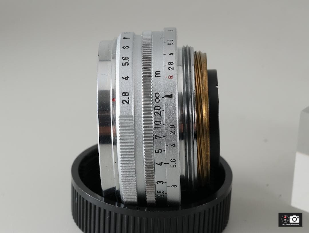 希少美品Canon 28mm F/2.8 ライカＬマウントレンズ、ファインダー付