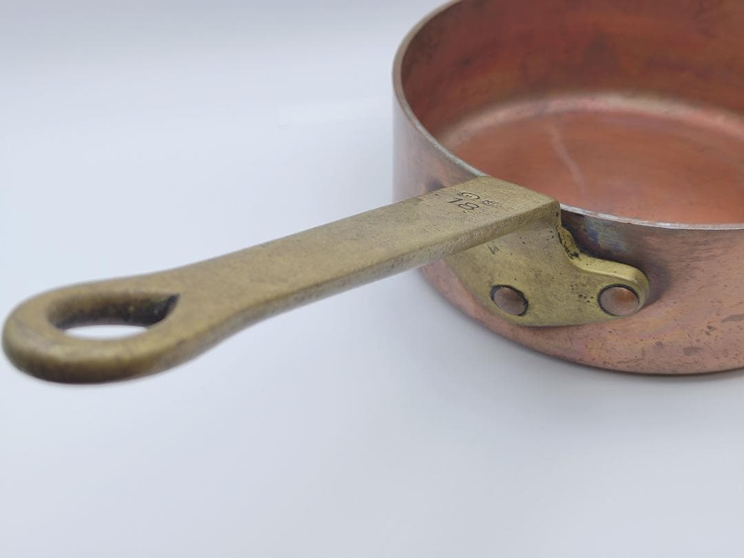 フランスSIN社　銅製片手鍋　18cm