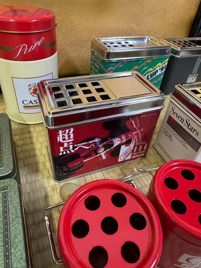 希少　タバコ　たばこ　空缶　空缶灰皿　昭和レトロ　当時物　ノベルティ　セット販売