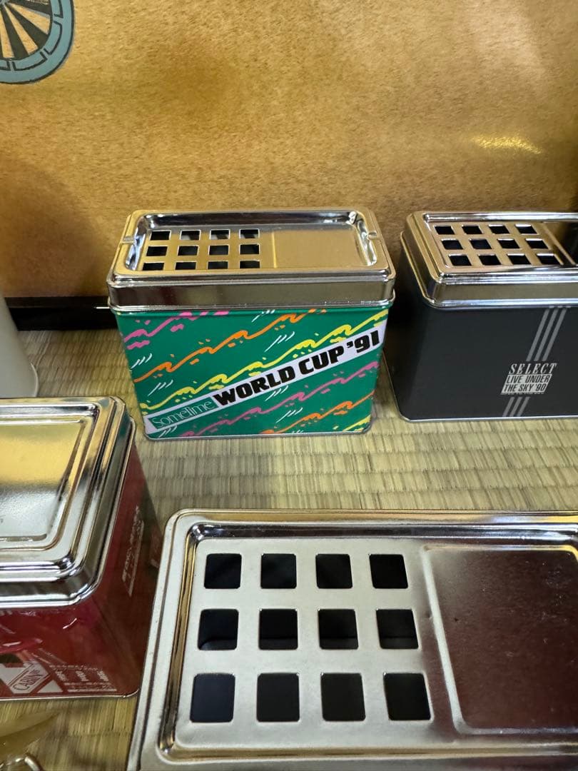 希少　タバコ　たばこ　空缶　空缶灰皿　昭和レトロ　当時物　ノベルティ　セット販売