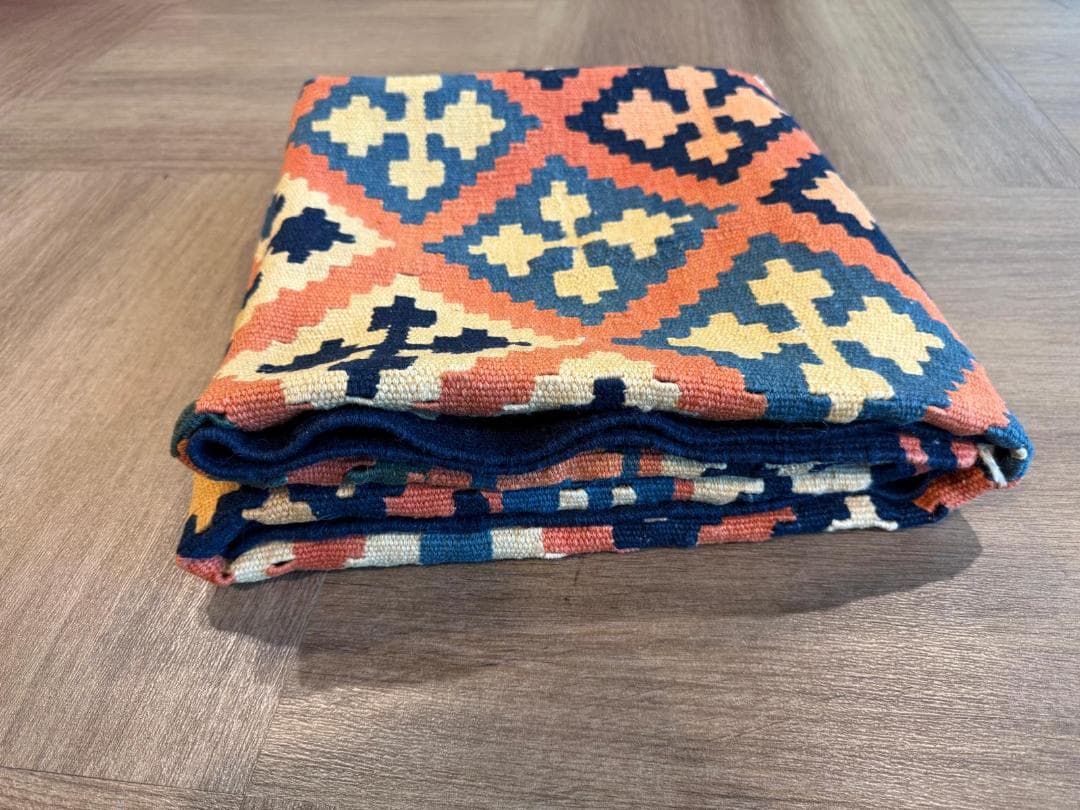 ペルシャキリム (キリム) ペルシャ絨毯 150x106cm 手織りラグ キリム