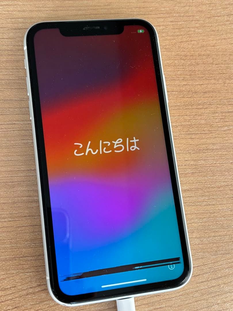 iPhone XR 64GB ホワイト 本体のみ 初期化済み