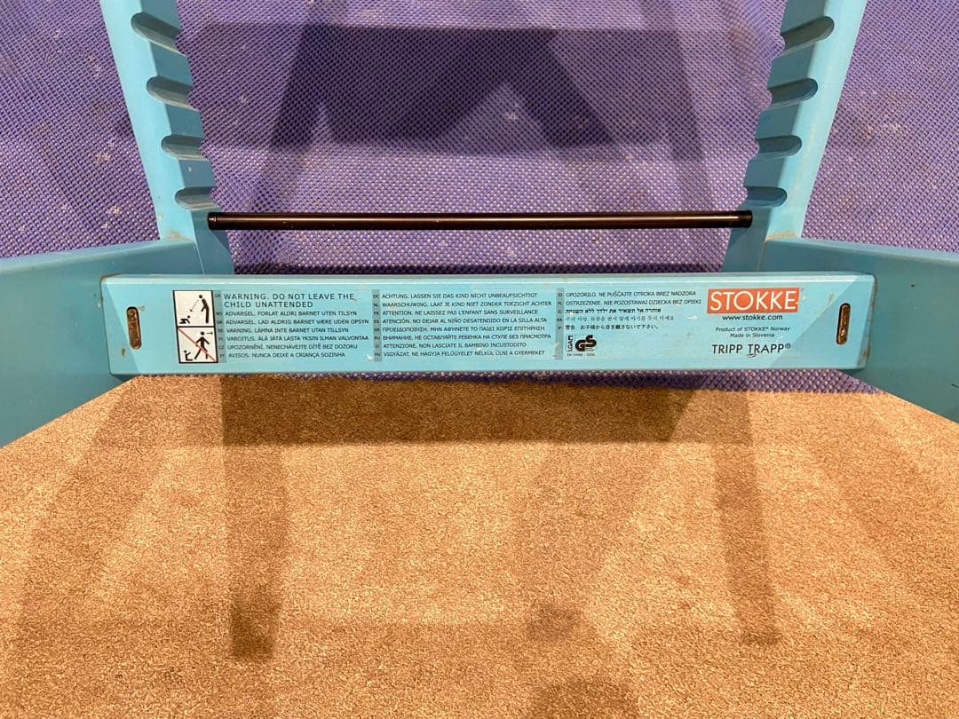 最終価格☘️送料無料⭐️美品⭐️ベビーセット付⭐️ライトブルー⭐️STOKKE⭐️ストッケ⭐️