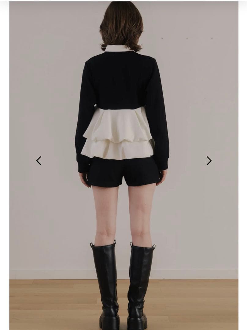 yuu！the toe / hydra peplum tops（m）