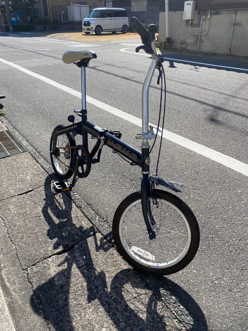jaguarの折りたたみ自転車（黒）