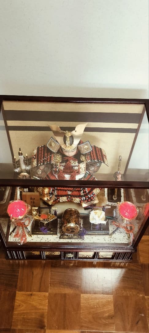 吉徳　五月人形　オルゴール付